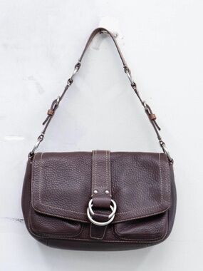 Coach vintage Y2K Classic Brown Leather Shoulder Bag